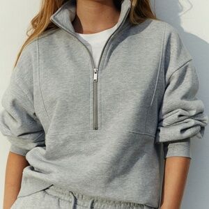 Half Zip Sweatshirt- XS- With Tags
